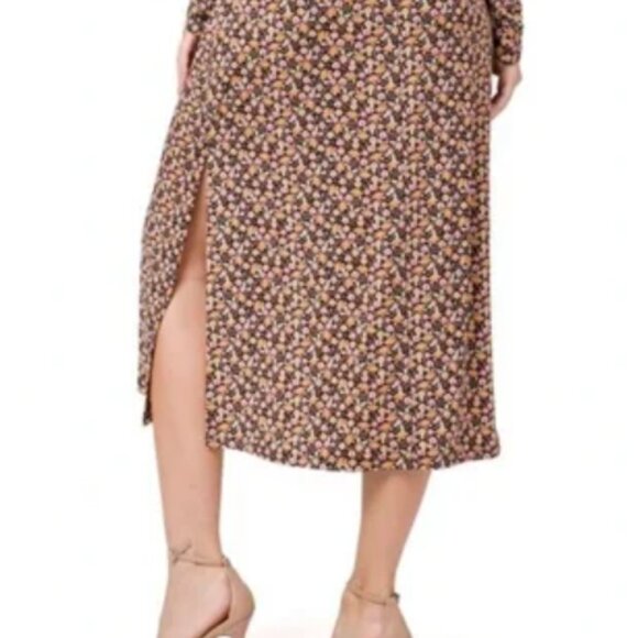 WAYF Remember me Cut out Floral Dress - Size M - Picture 2 of 11